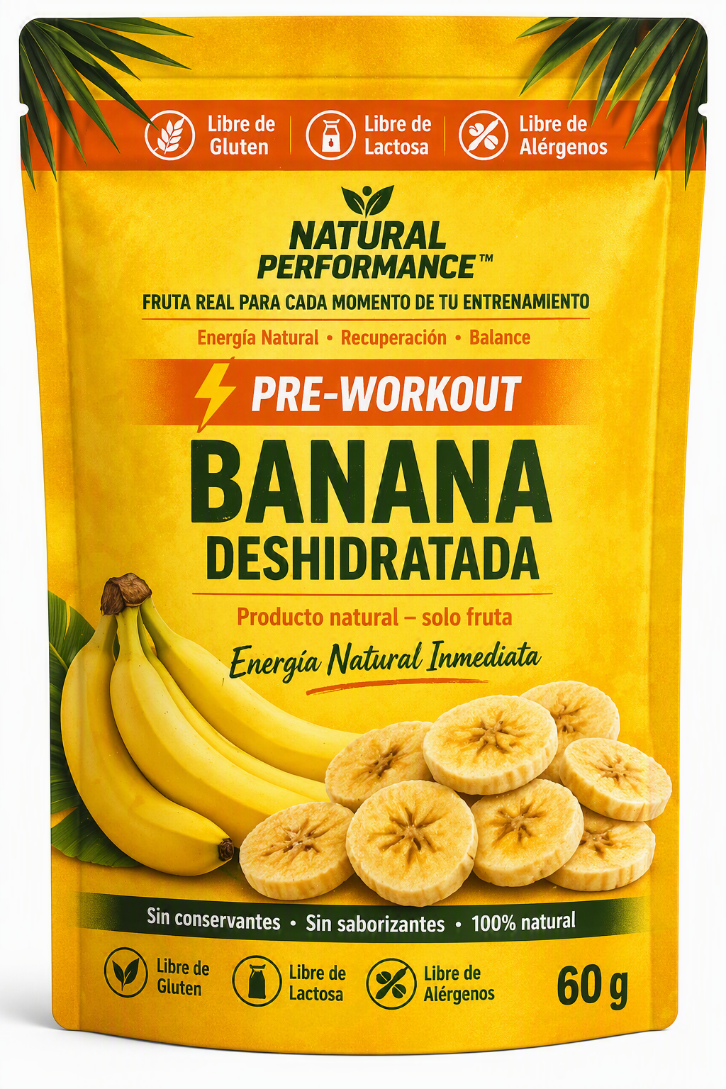 Banana PRE-WORKOUT Natural Performance