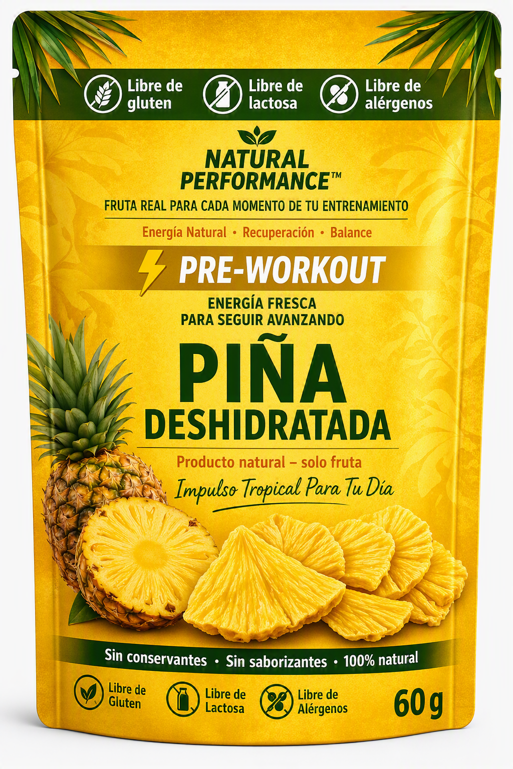 Piña PRE-WORKOUT Natural Performance